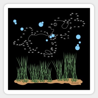 Fish Pond Connect The Dots Sticker